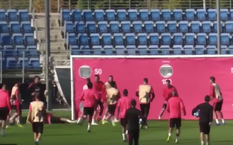 Sergio Ramos gaat volledig door het lint tegen eigen ploegmaat op training (VIDEO)