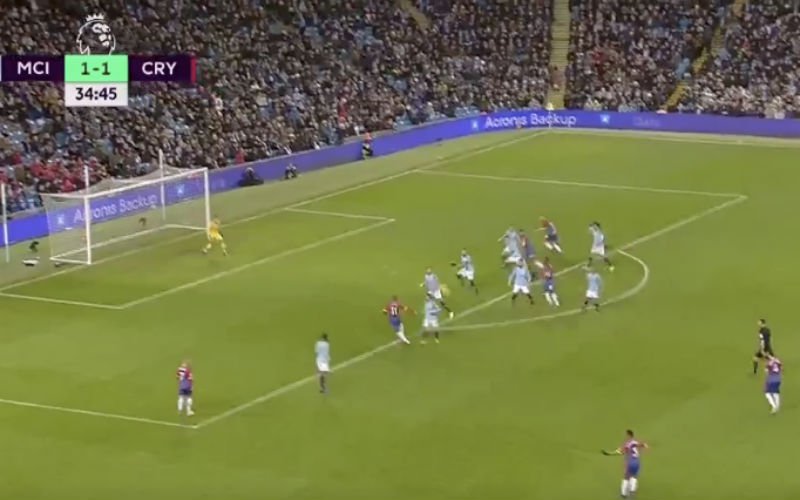 Townsend scoort ongelooflijk doelpunt tegen Manchester City (VIDEO)