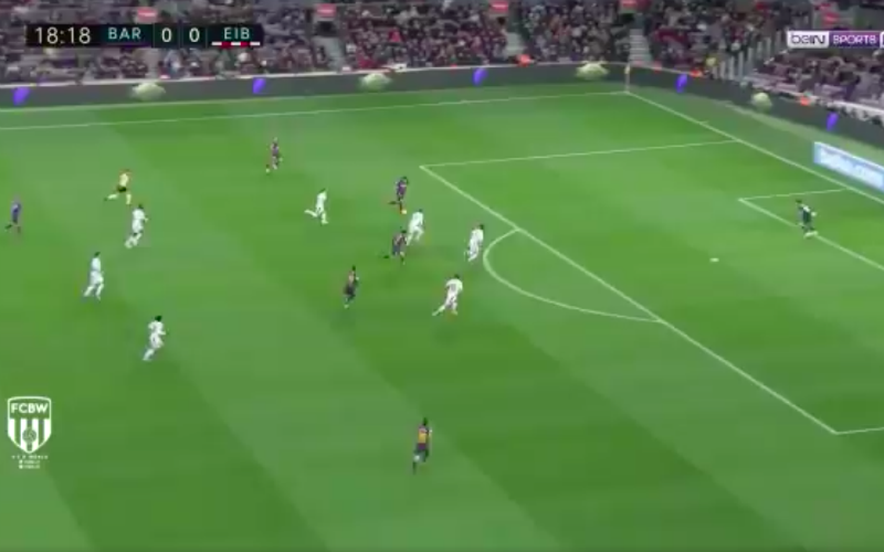 Luis Suarez maakt ongelofelijk doelpunt bij Barcelona (VIDEO)