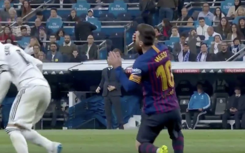 Sergio Ramos slaat weer toe, Messi is razend (VIDEO)