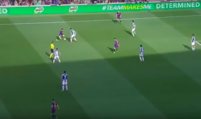 Lionel Messi maakt tegenstander compleet belachelijk (VIDEO)