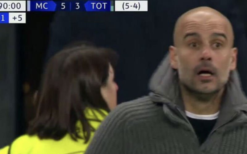 Reactie van Guardiola na afgekeurde goal breekt je hart (VIDEO)