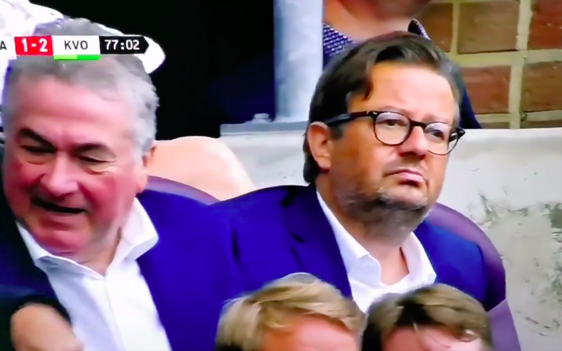 Deze beelden van Marc Coucke tijdens Anderlecht-KVO gaan viraal (VIDEO)