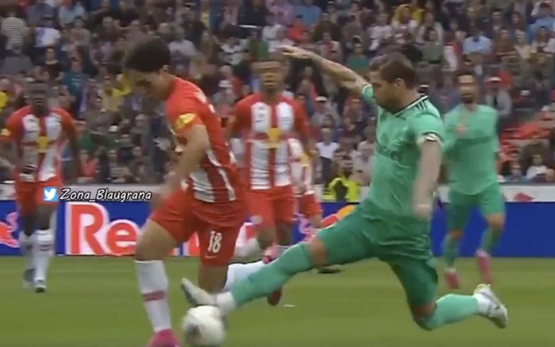 Sergio Ramos begaat afschuwelijke overtreding (VIDEO)