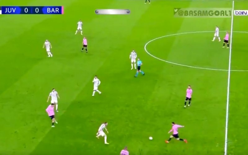 Ongelooflijke assist van Lionel Messi bij Barcelona (VIDEO)