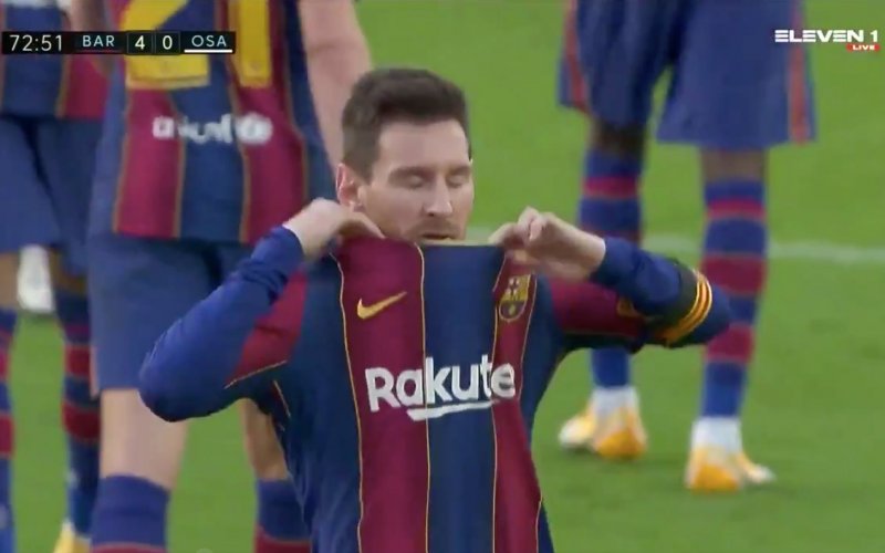 Lionel Messi brengt na heerlijke goal hulde aan Diego Maradona (VIDEO)