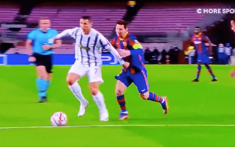 Kijkers hebben het allemaal over dit moment tussen Ronaldo en Messi (VIDEO)