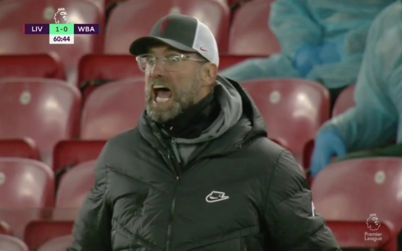 Furieuze Jürgen Klopp gaat volledig door het lint bij Liverpool (VIDEO)