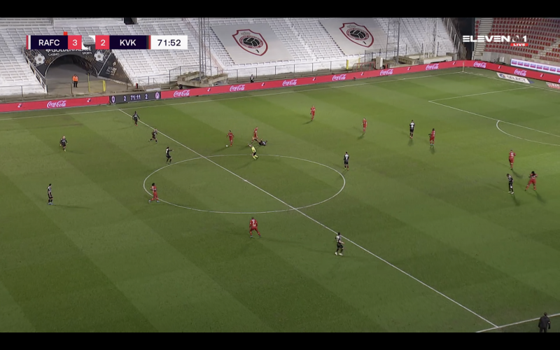 Kijkers Antwerp-KV Kortrijk reageren vol afgrijzen: 