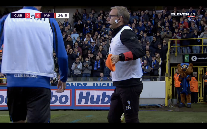 Alle aandacht bij Club Brugge-KV Kortrijk gaat verrassend náást het veld