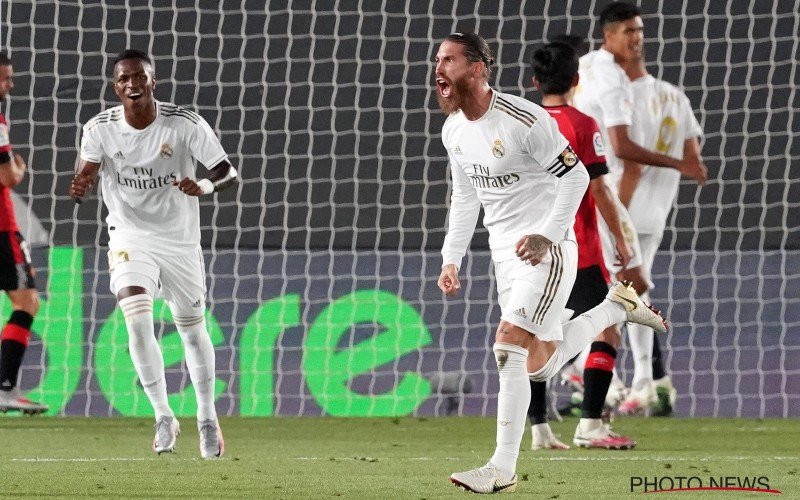 Real Madrid kan landstitel ruiken na levensbelangrijke goal van Sergio Ramos