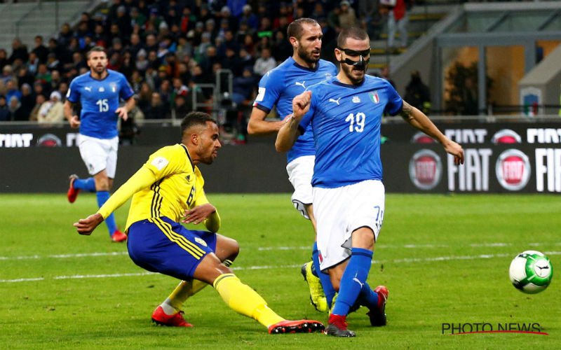 Zweden houdt Italië voor de eerste keer in 60 jaar van een WK