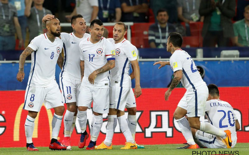Chili bezorgt Hugo Broos eerste nederlaag op Confederations Cup