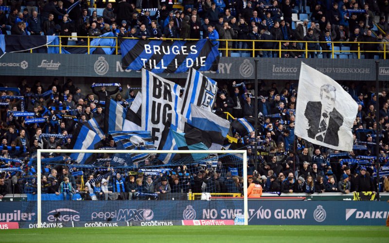 Club Brugge-fans dagen Anderlecht keihard uit aan Constant Vanden Stockstadion