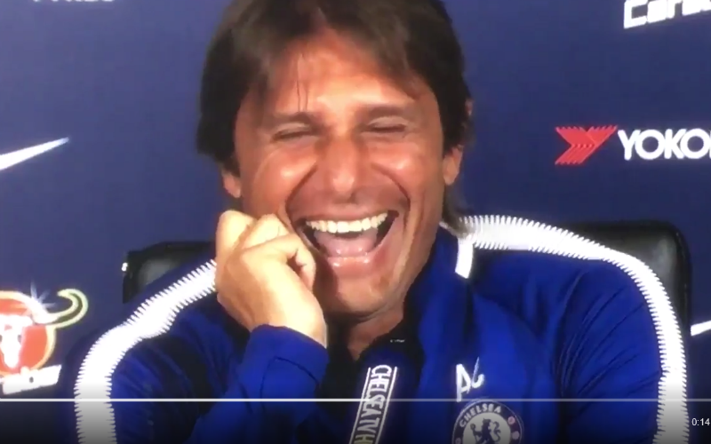 Conte maakt Costa compleet belachelijk op deze manier (video)