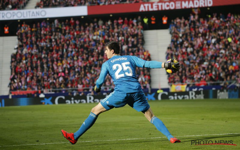 Courtois neemt keiharde revanche op Atlético-fans