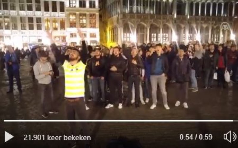 Turkse supporters zetten Brussel al meteen op z'n kop