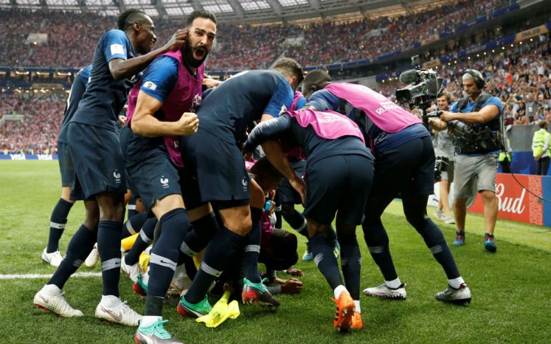 Frankrijk heeft geluk aan zijn kant en is wereldkampioen