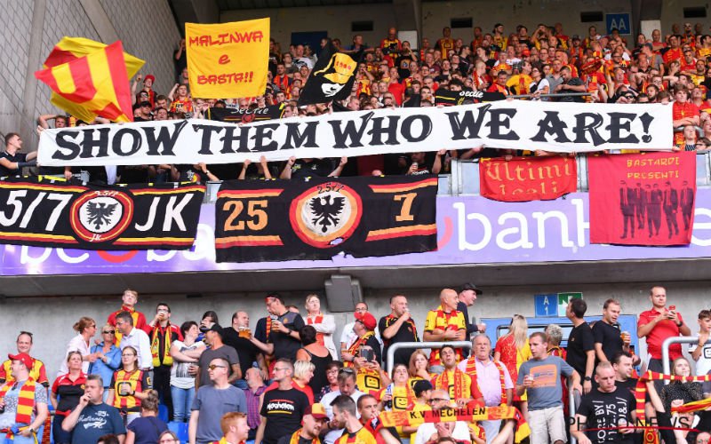 Pijnlijk: Fans van KV Mechelen gaan zwaar uit de bocht