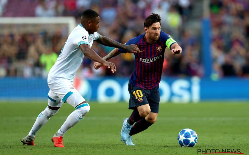 Messi loodst Barcelona met hattrick langs PSV, Tottenham onderuit