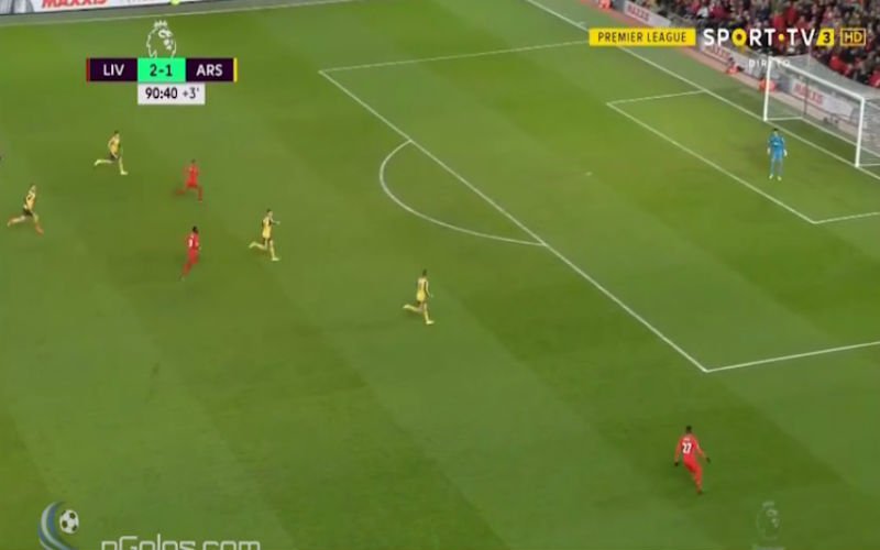Origi duwt Arsenal met een fantastische assist helemaal de dieperik in (Video)