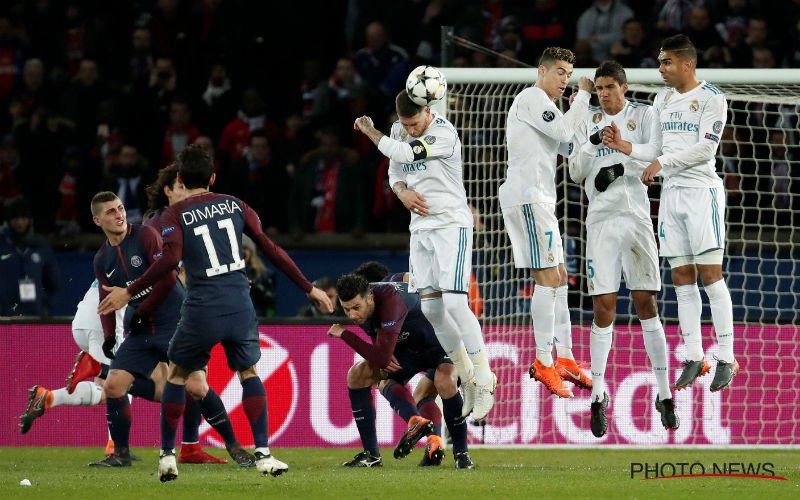 Deze foto van tijdens PSG-Real Madrid zorgt plots voor heel wat ophef