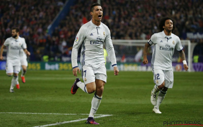 Real Madrid haalt uit bij Atlético, Ronaldo scoort alle goals