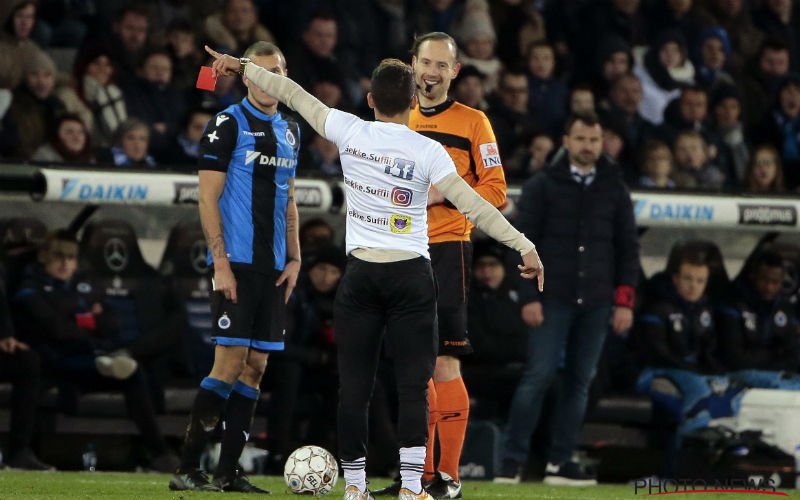 Ref Wim Smet tijdens Club-Charleroi van het veld gestuurd (Video)