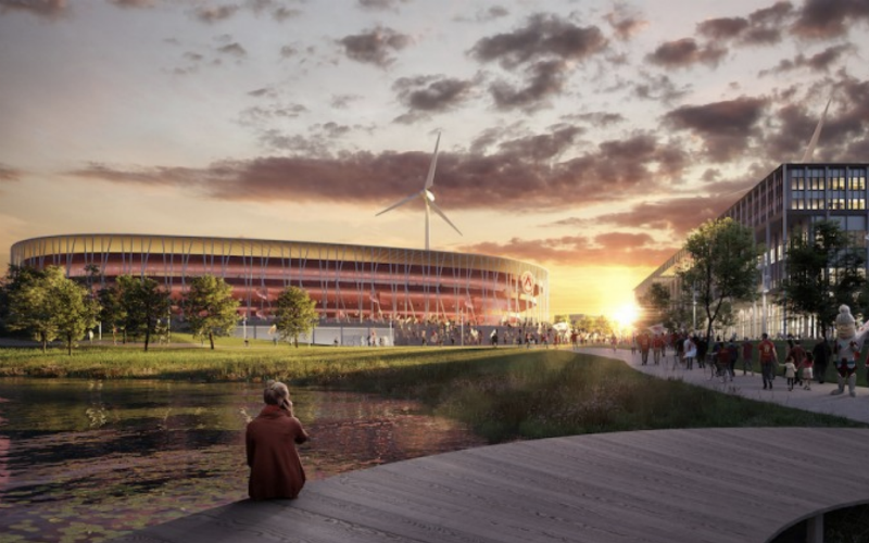 Kortrijk stelt nieuw stadion voor... En deelt prikje uit aan Club Brugge