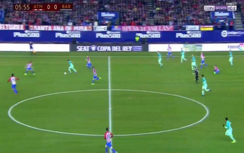 Suarez maakt Atlético Madrid-verdediging belachelijk met wonderbaarlijke solo en scoort (Video)